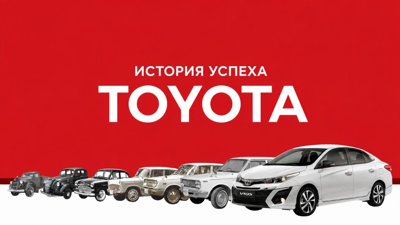 КАК TOYOTA СТАЛА TOYOTA: ОТ ТКАЦКИХ СТАНКОВ ДО ВАШЕГО ГАРАЖА
